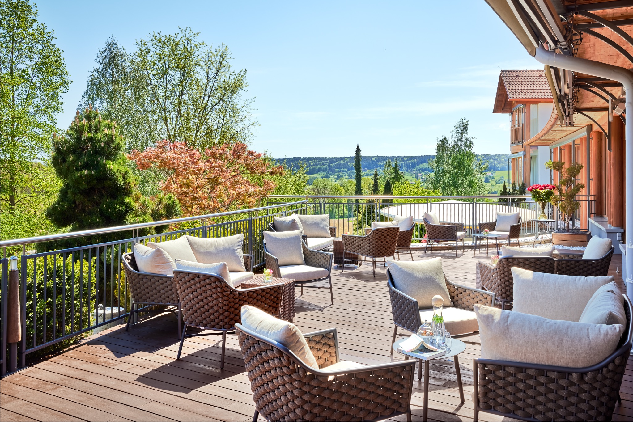 Mandira terrace with outdoor seating