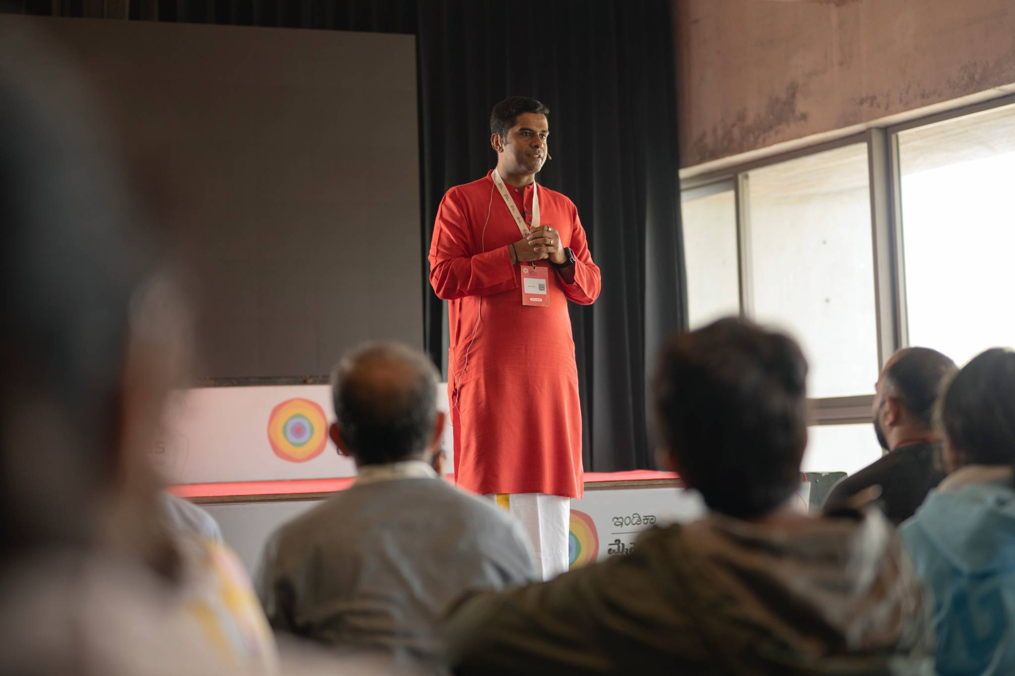 Dr. Vignesh leading an Ayurveda masterclass session