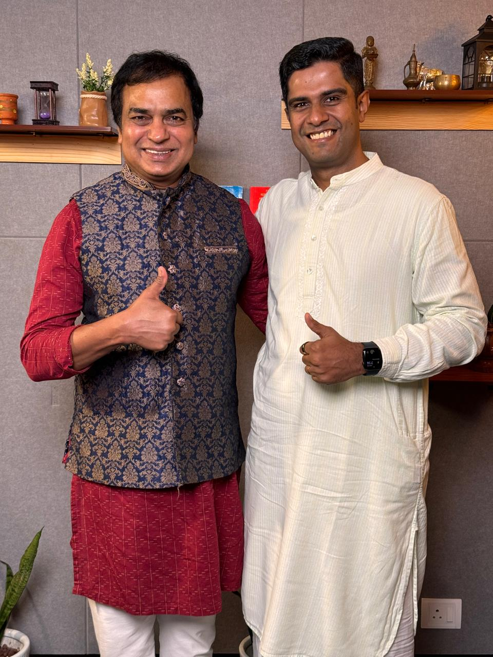 Gopi Kallayil with Dr. Vignesh