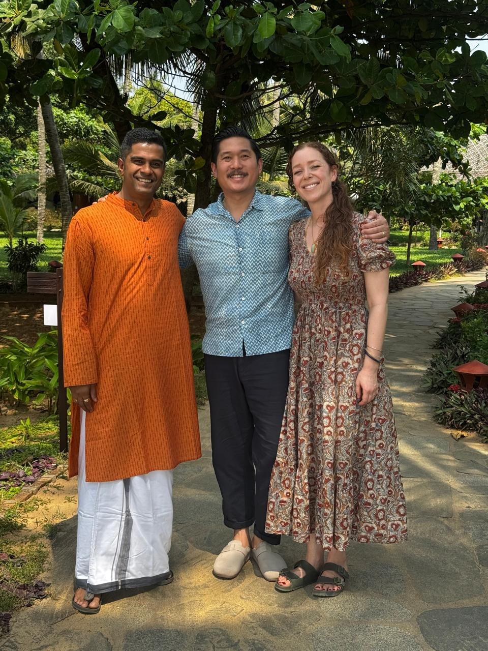Jahnavi Harrison with Dr. Vignesh