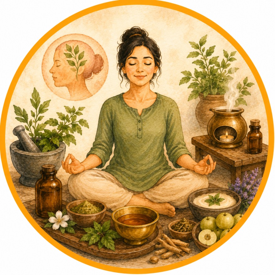 Ayurvedic Medicine for Mental Relaxation at Sitaram Retreat