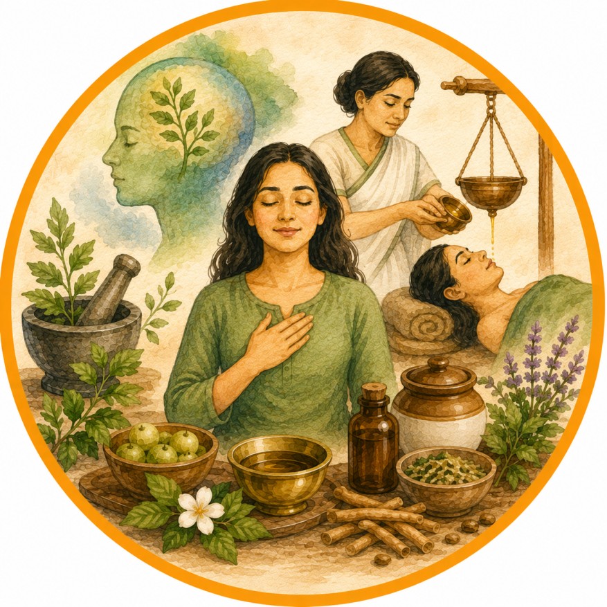 Ayurvedic Treatment for Manasa Roga at Sitaram Retreat